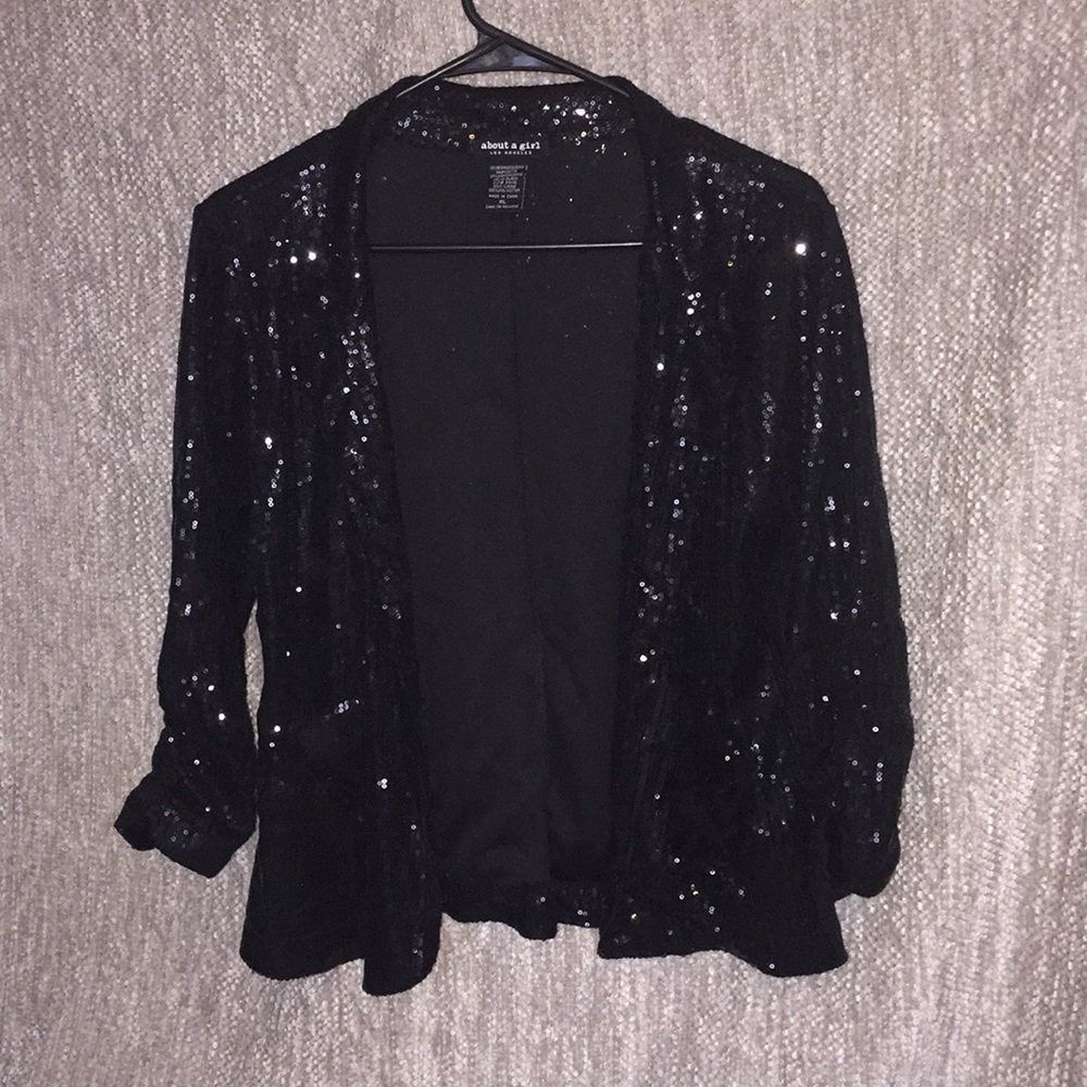 Sparkly top blazer